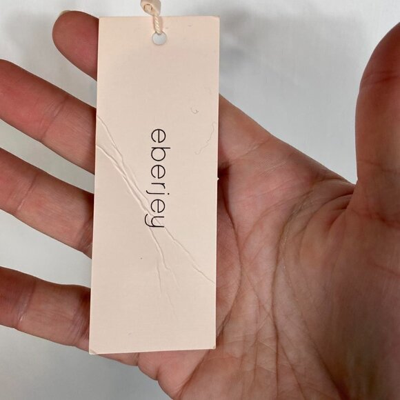 Eberjey Mauve Pink Polka Dot Bikini Top | Adjustable Tie Straps | Size Small NWT - Picture 8 of 8